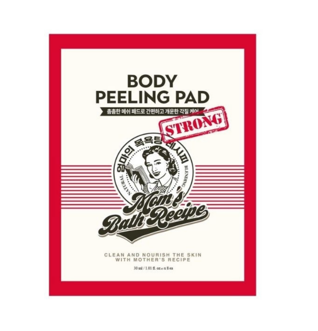 Mom's Bath Recipe Body Peeling Pad Strong